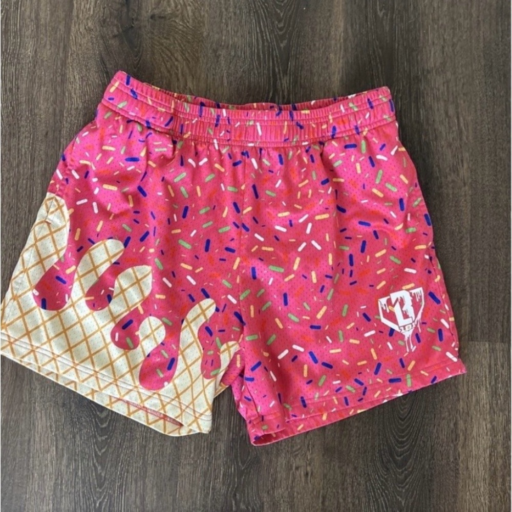 Baseball Lifestyle 101 Strawberry Ice Cream Shorts